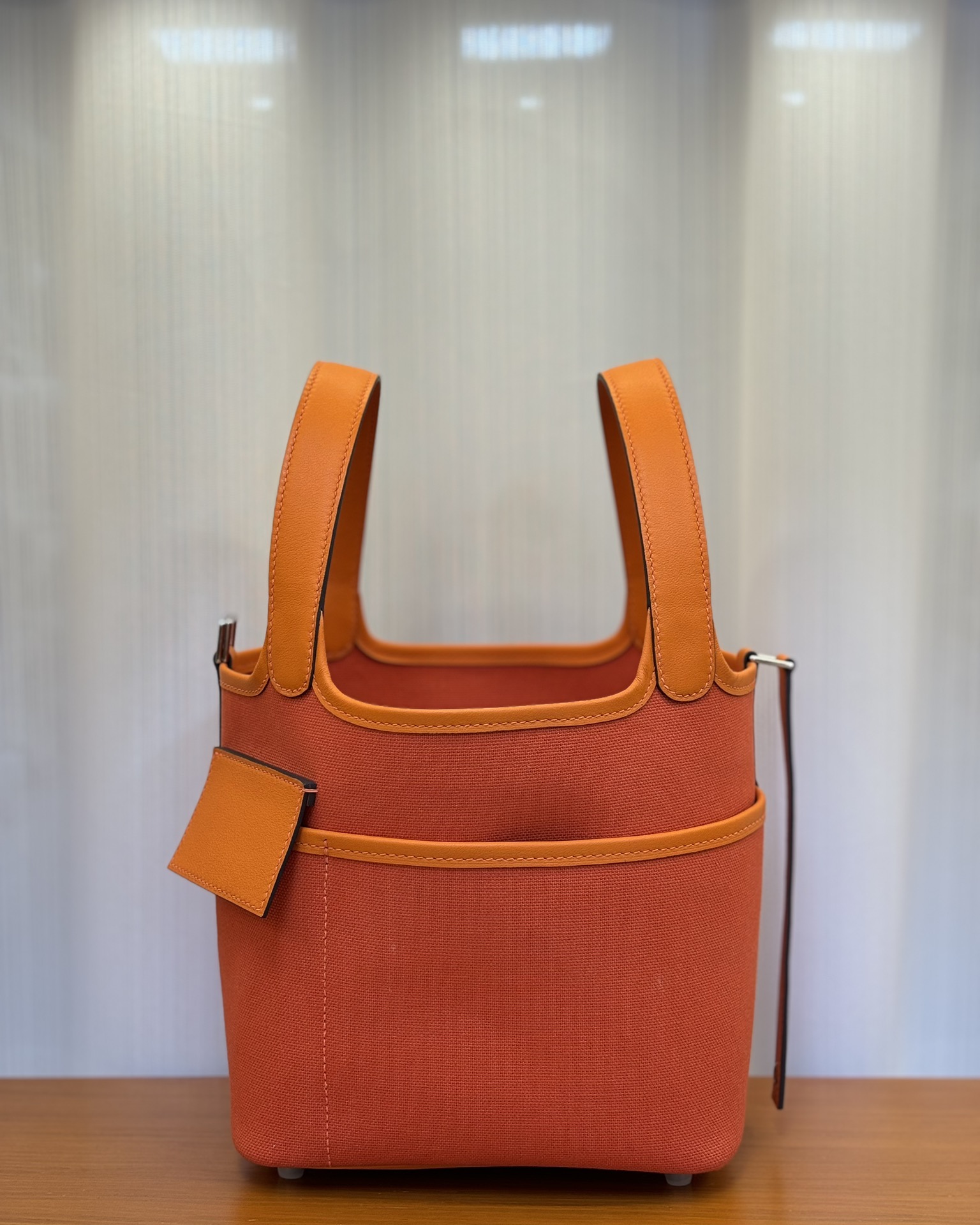 Hermes Picotin Lock 18 Pocket Bag In Orange